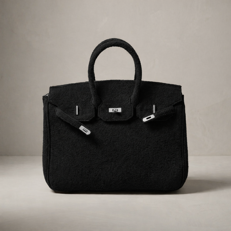 The Towelling Tote Bag Black