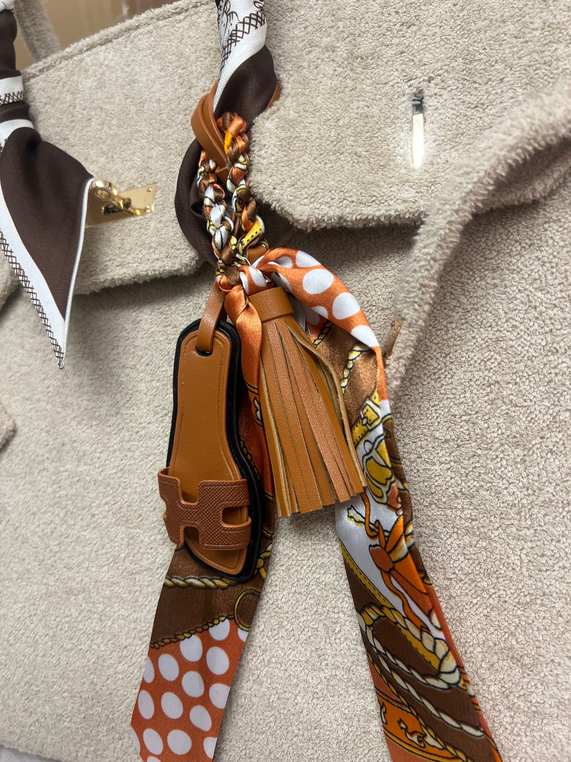 Signature Sandal Charm Tan