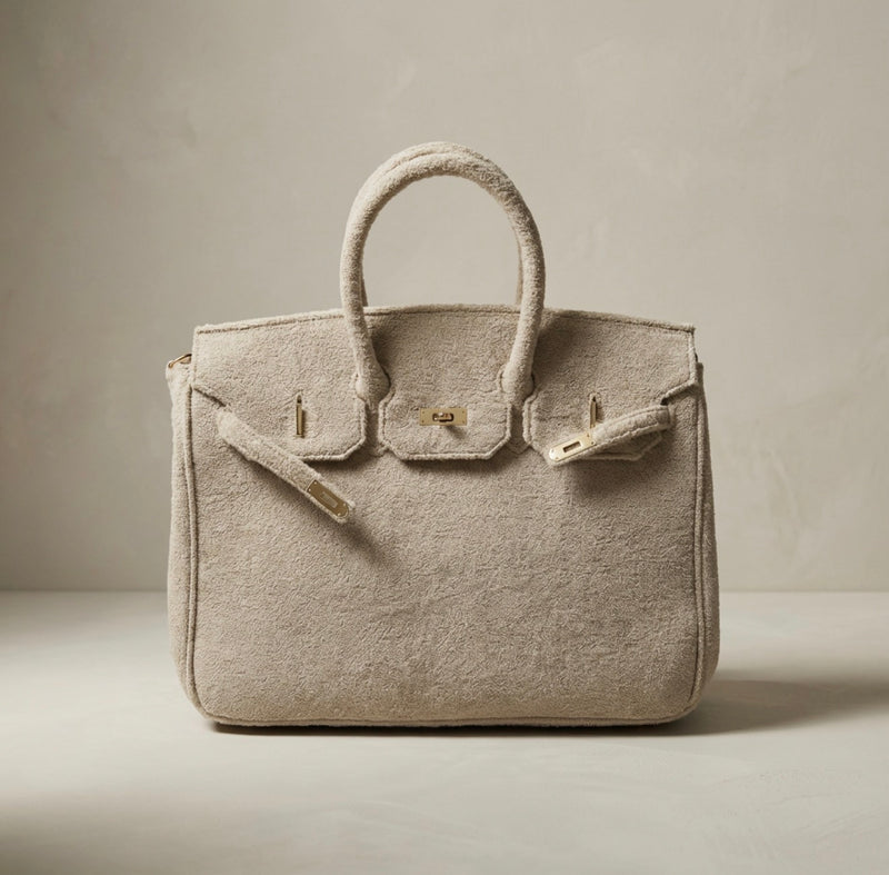 The Towelling Tote Bag Beige
