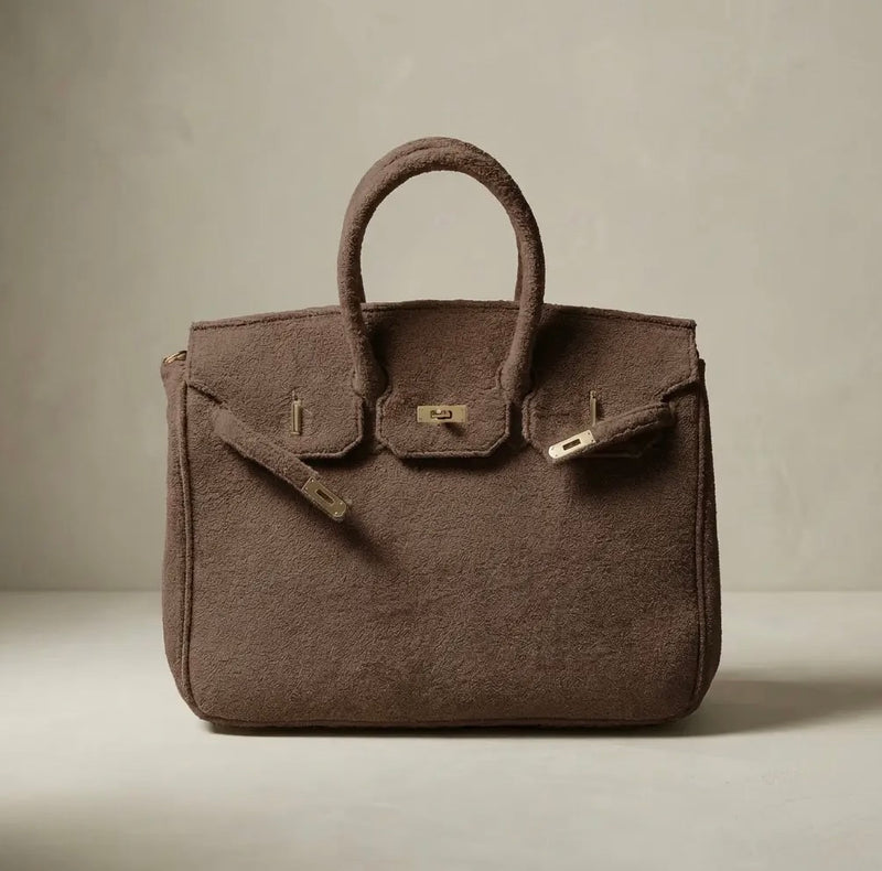 The Towelling Tote Bag Brown