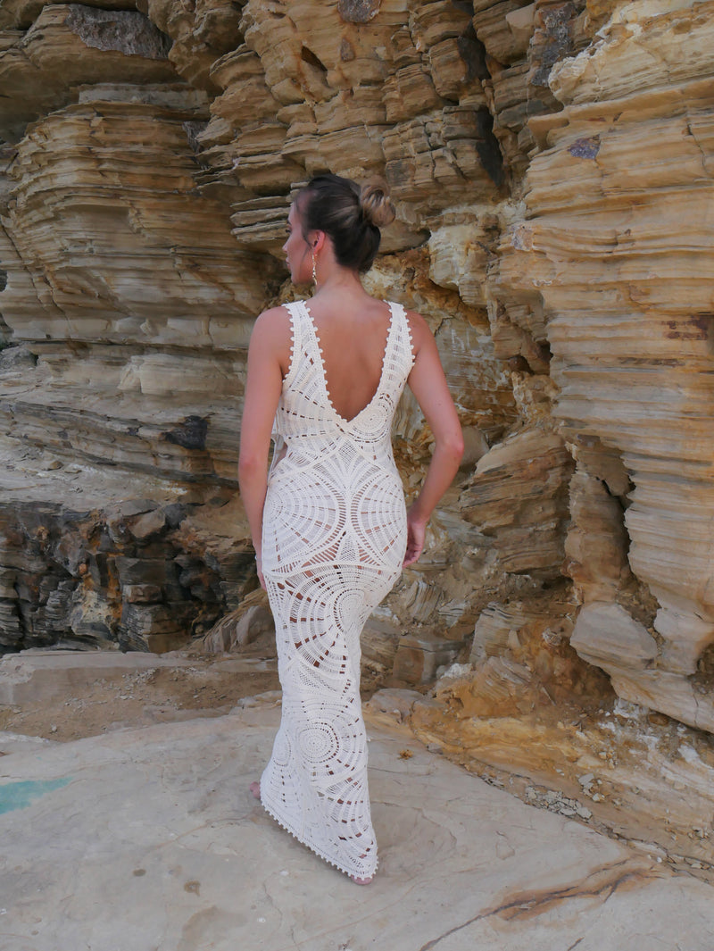 Iris Maxi Crochet Dress